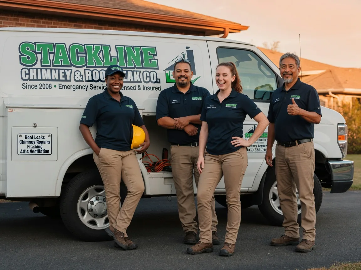 Chimney flashing repair company in Burdett, KS